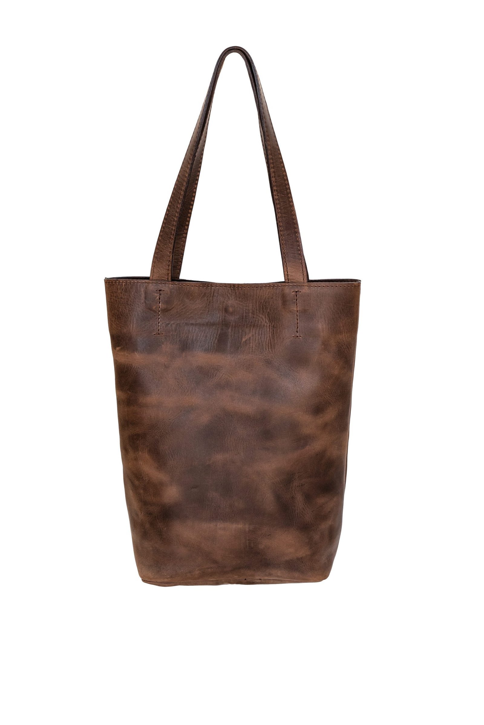 brown-leather-tote-bag-for-women brown Classic Leather Tote Bag for Women, handmade everyday carryall.