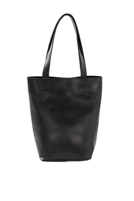 black Handmade Leather Shoulder Bag for Women in premium leather, timeless style.